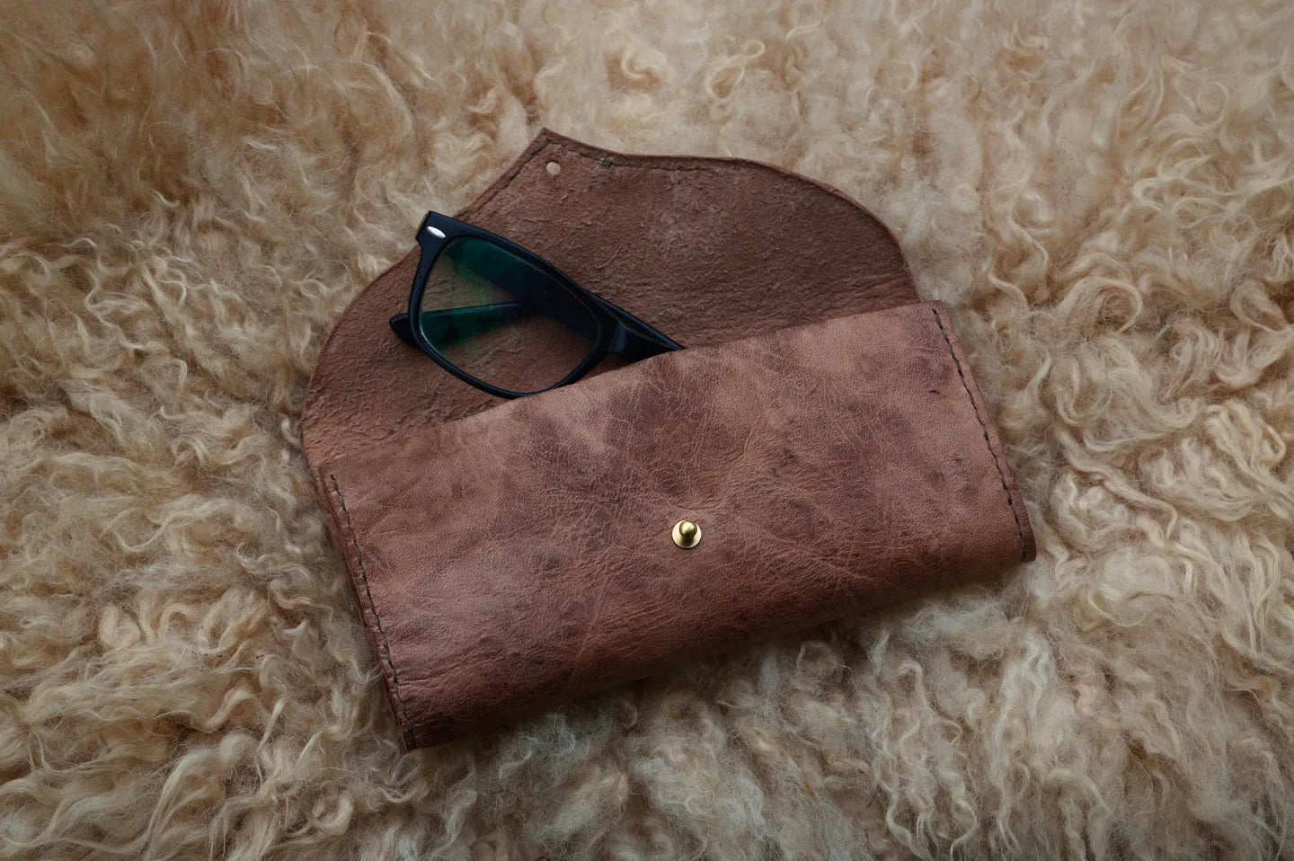 Deer leather clutches