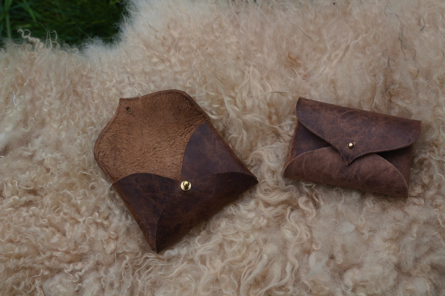 Deer leather coin purses