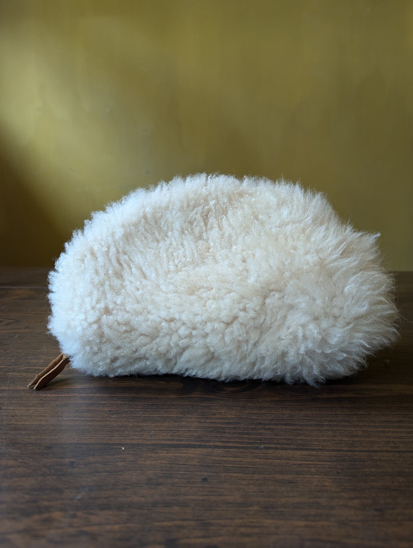 Sheepskin Zipper Pouch #2