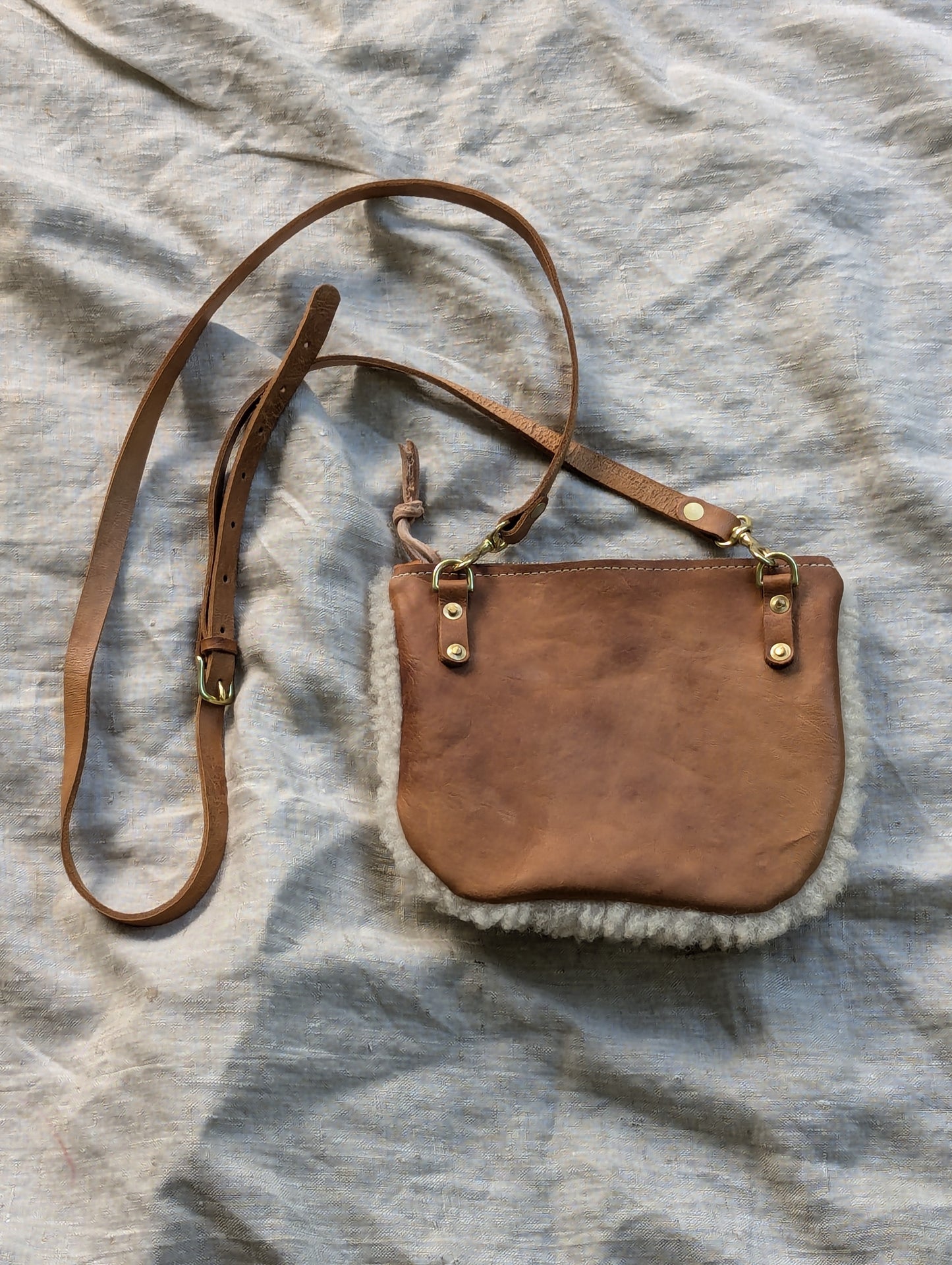 Sheepskin Satchel #1