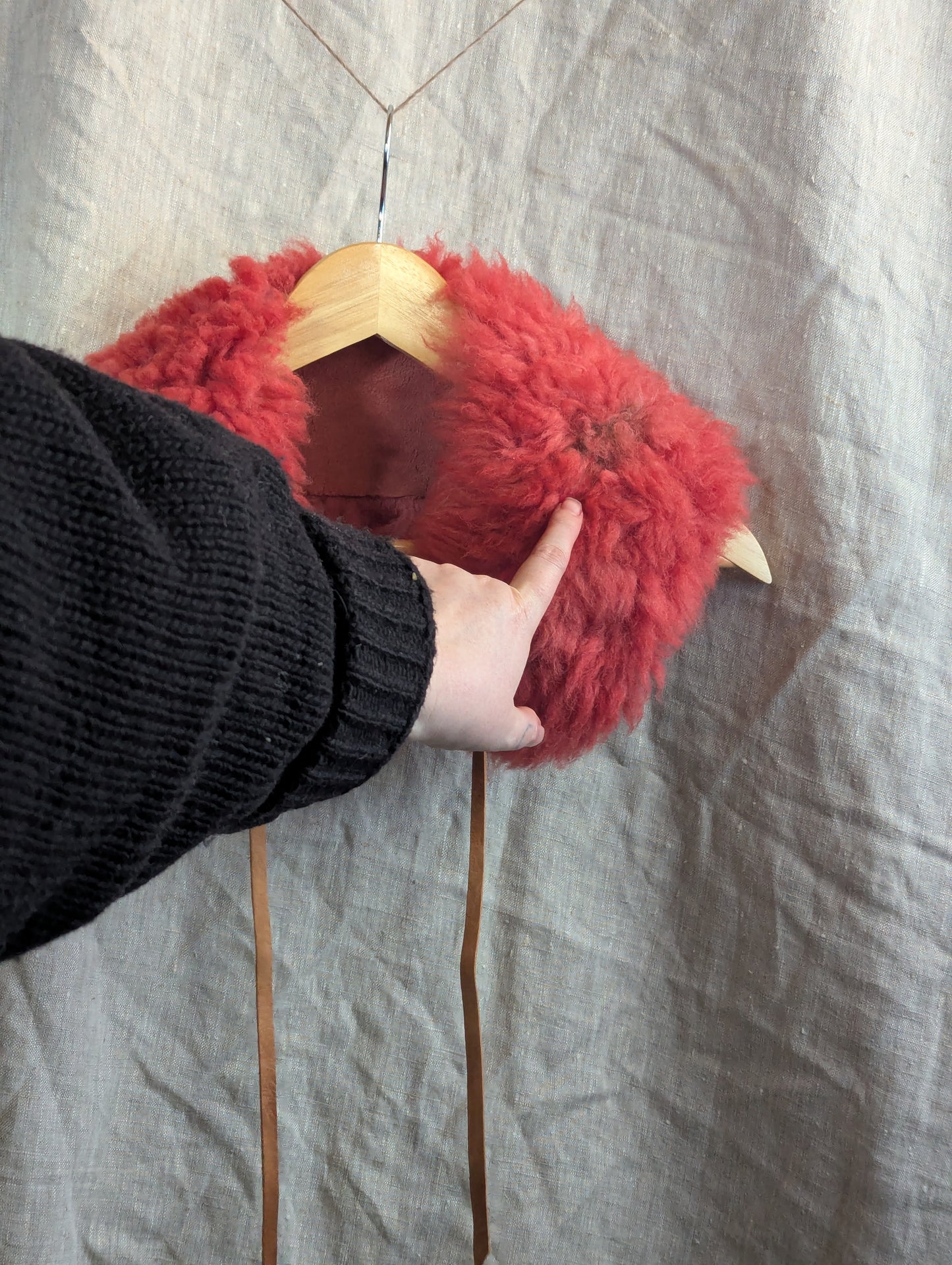Large Madder dyed collar #4