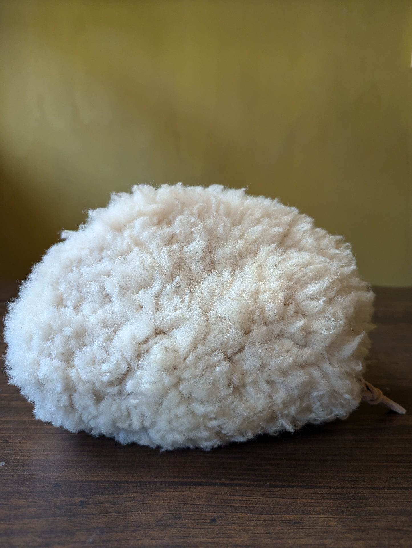 Sheepskin Zipper Pouch #3