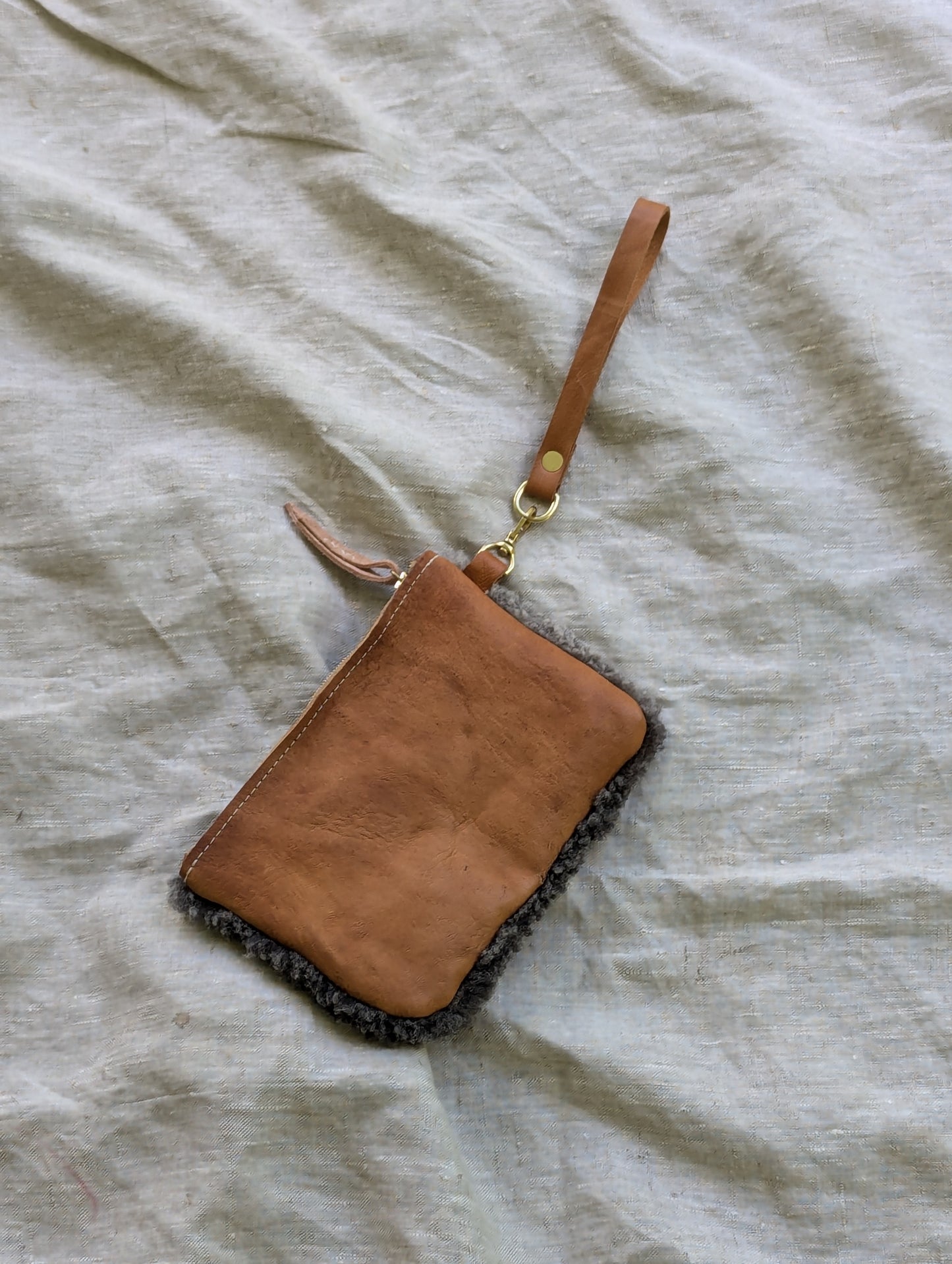 Sheepskin sardine bag #3