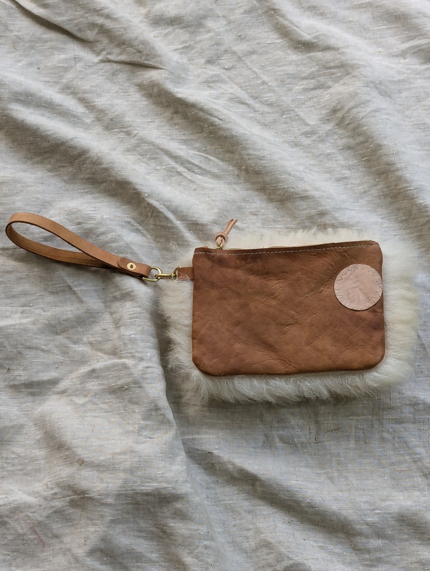 Sheepskin sardine bag #1