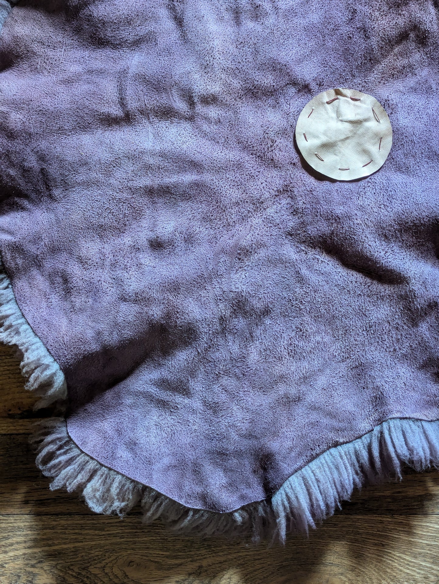 Sheepskin #4 - 21" x 29" logwood