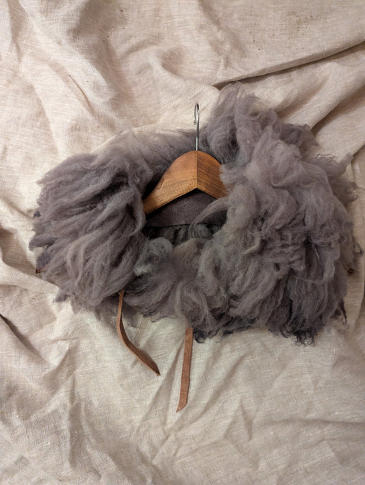 Sheepskin collar #6  *discounted*