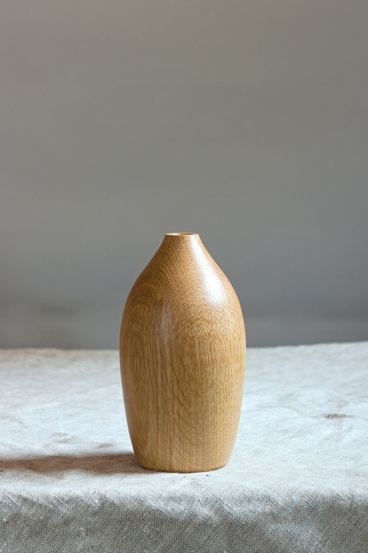 White Oak Dry Flower Vase - 6.5"