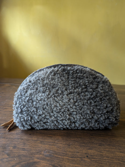 Sheepskin Zipper Pouch #6