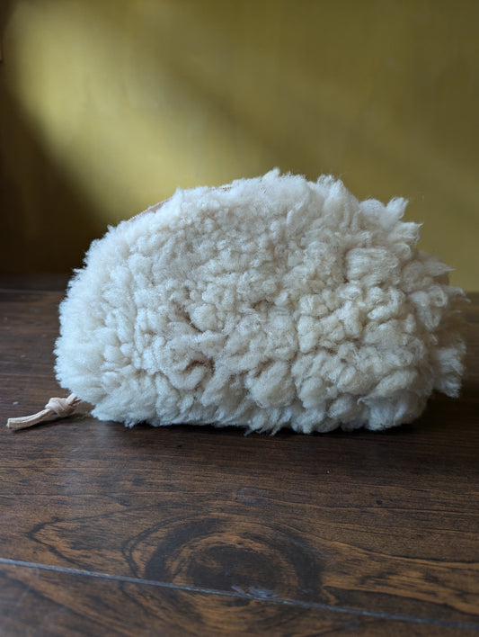 Sheepskin Zipper Pouch #7