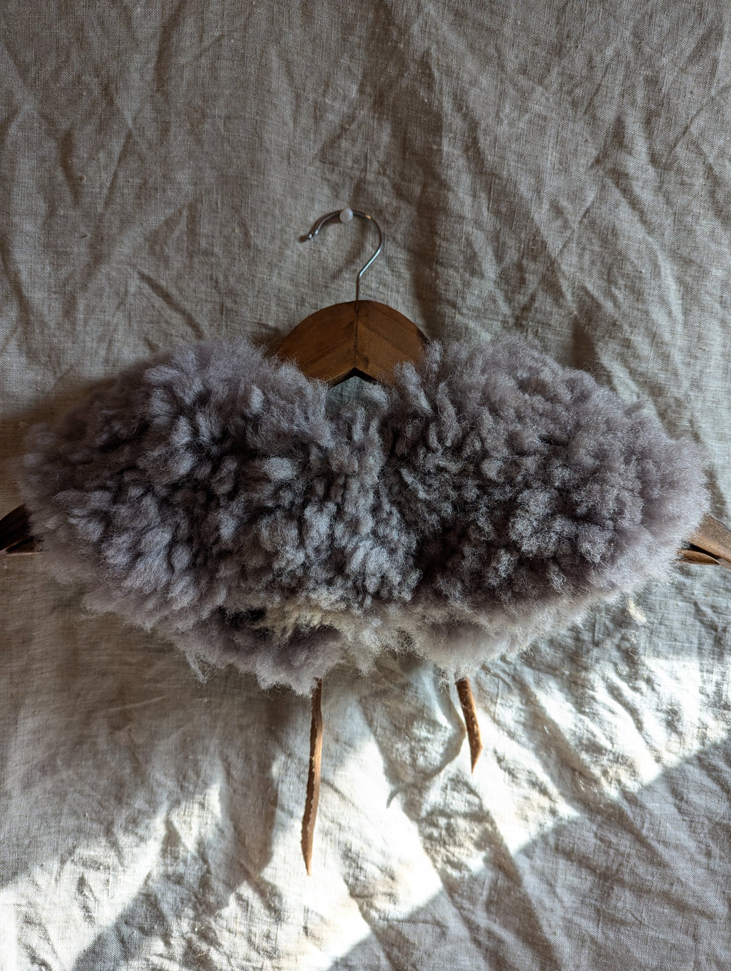 Sheepskin collar #12