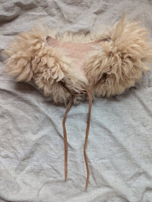 Sheepskin collar #1 - large