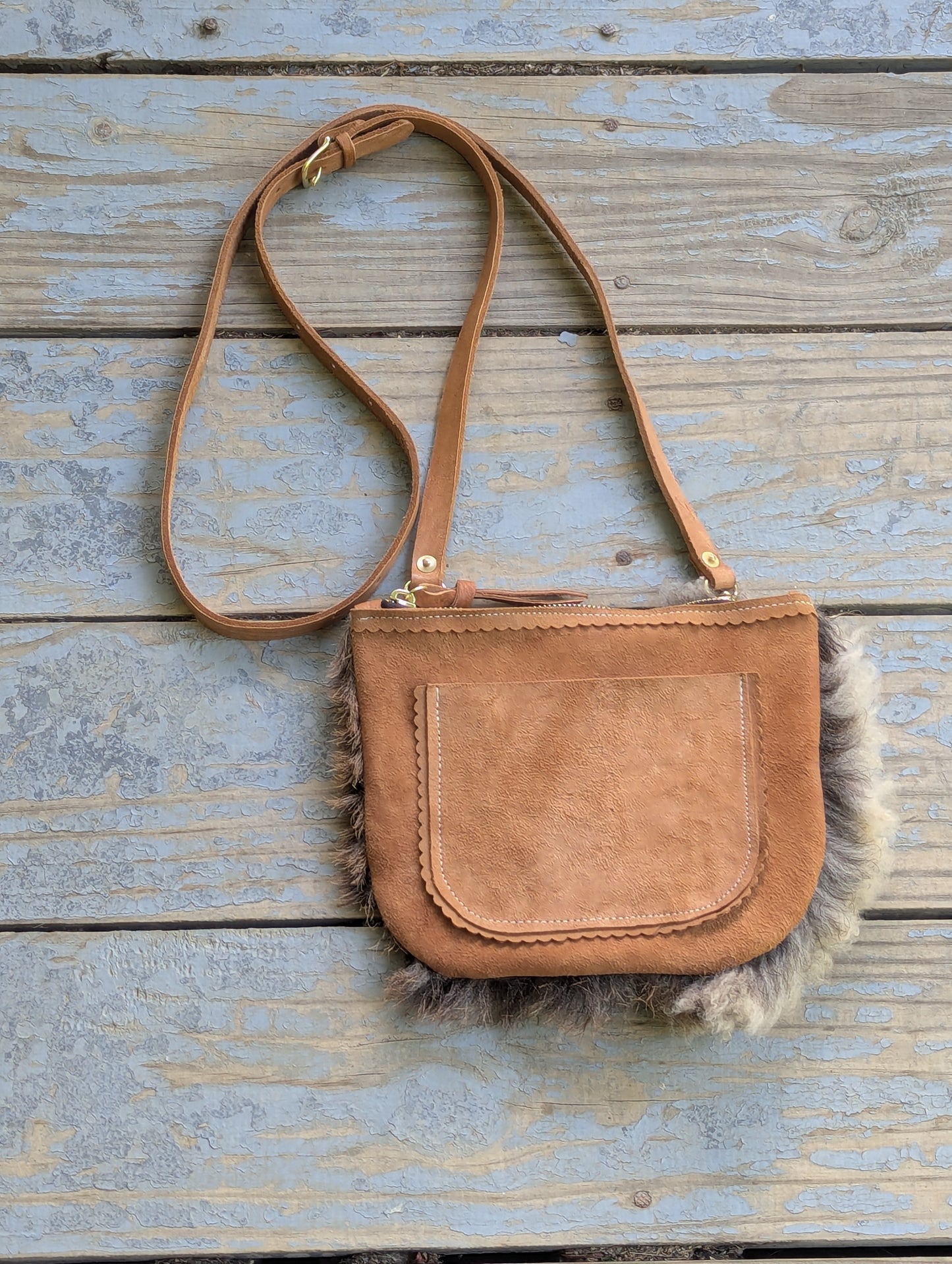 Sheepskin Satchel #9