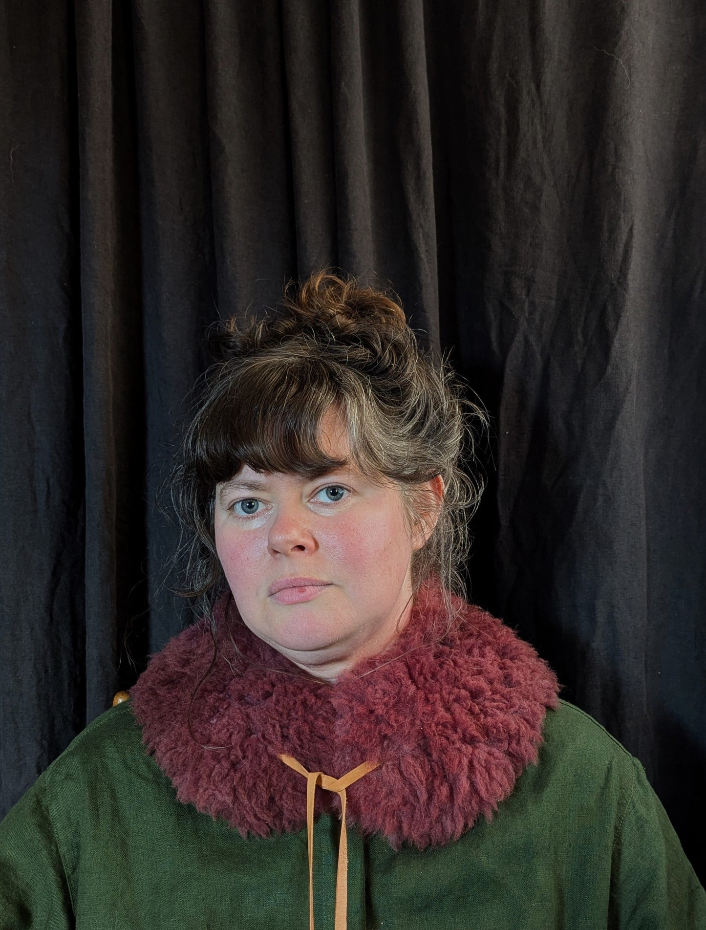 Large Madder dyed collar #3