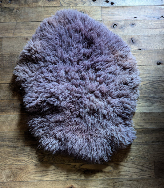 Sheepskin #4 - 21" x 29" logwood