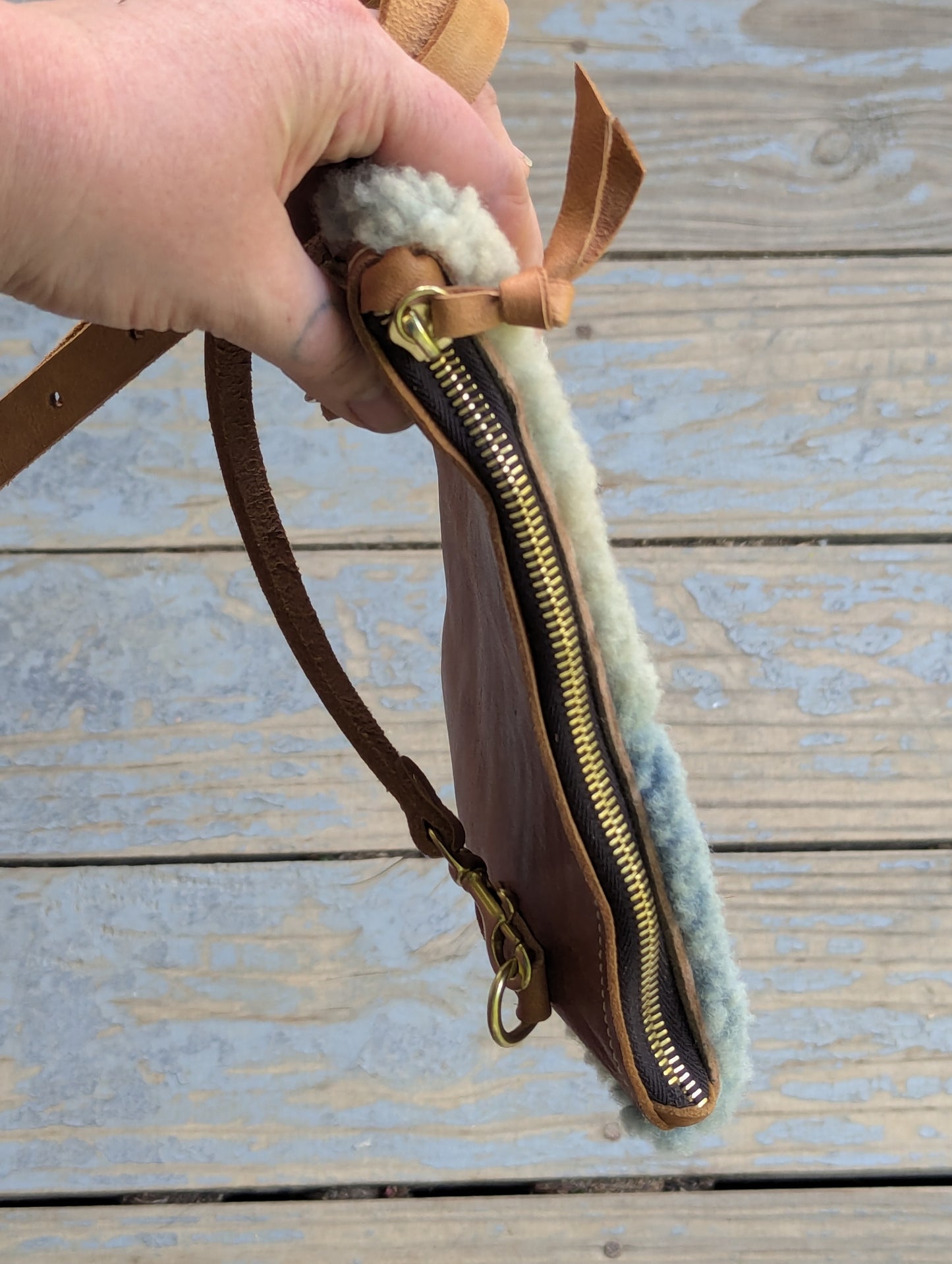 Sheepskin Satchel #6