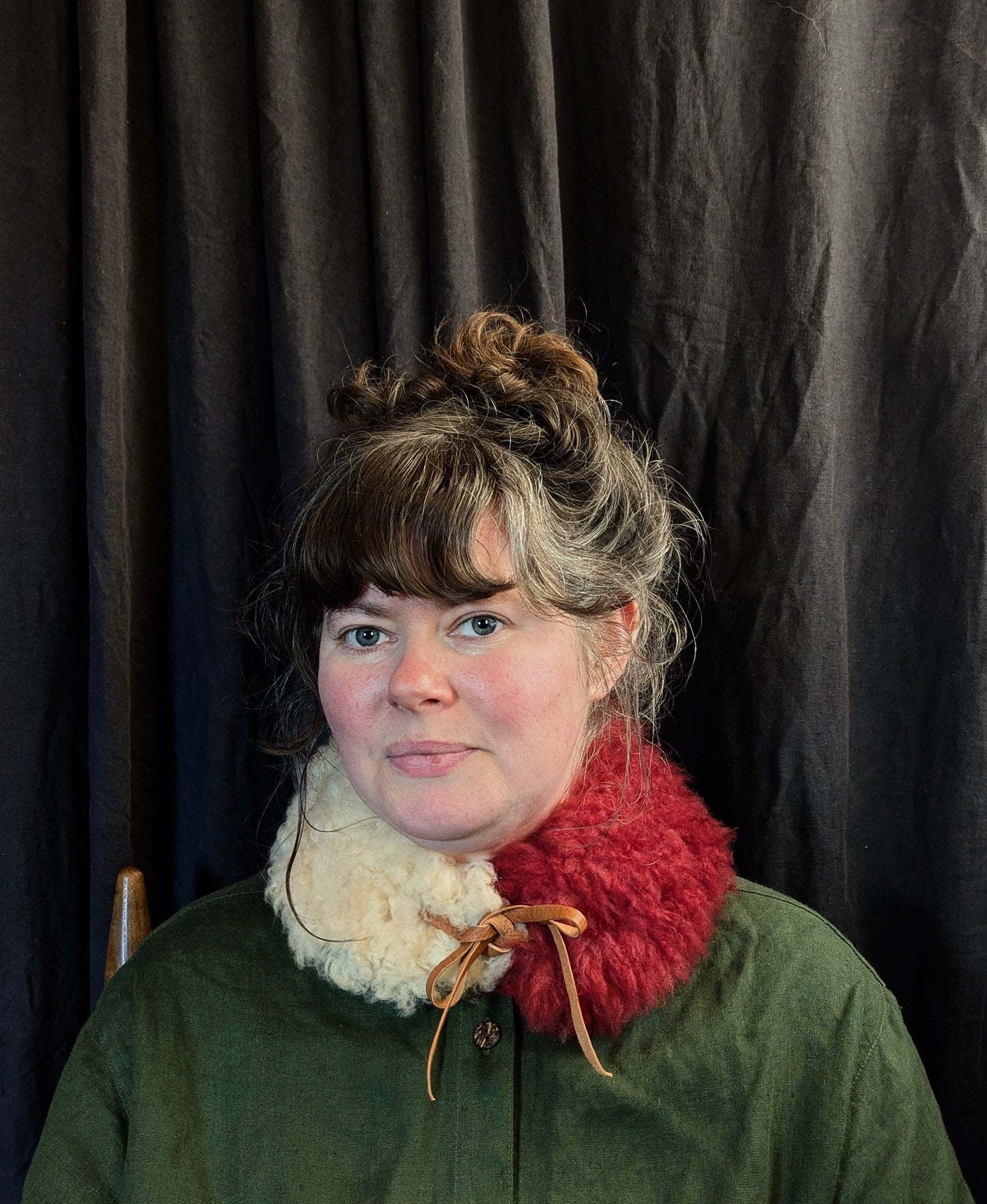 Small Madder dyed collar #9