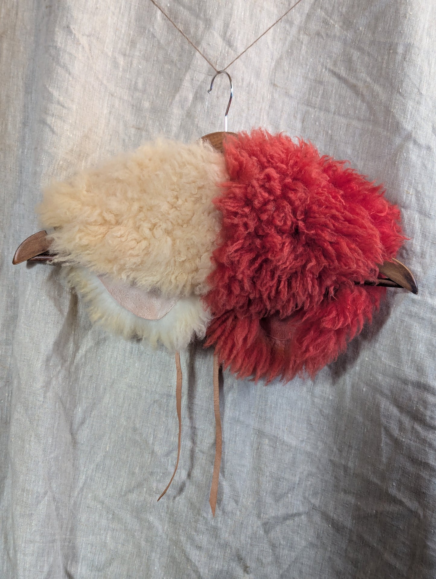 Large Madder dyed collar #1