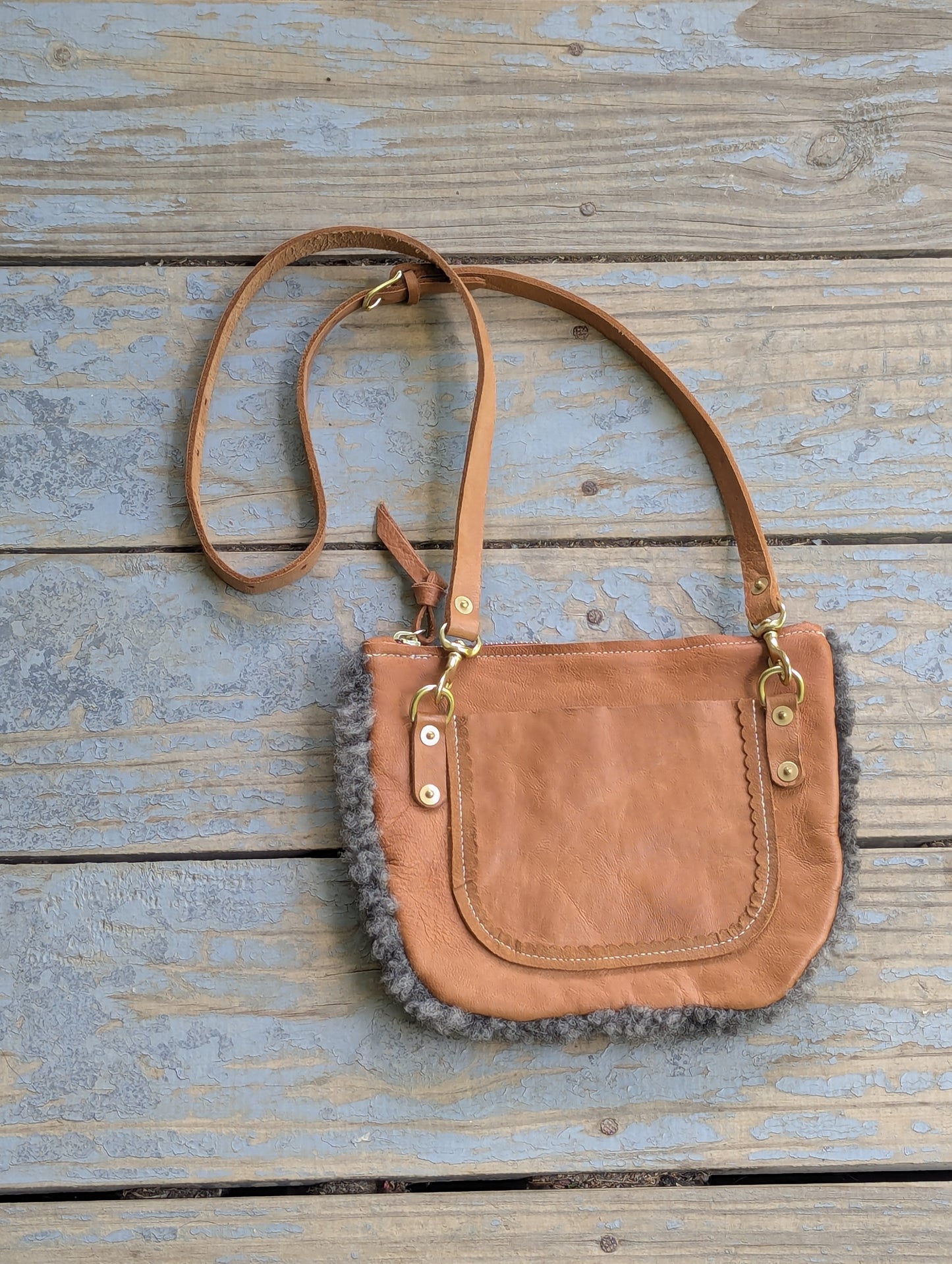 Sheepskin Satchel #8