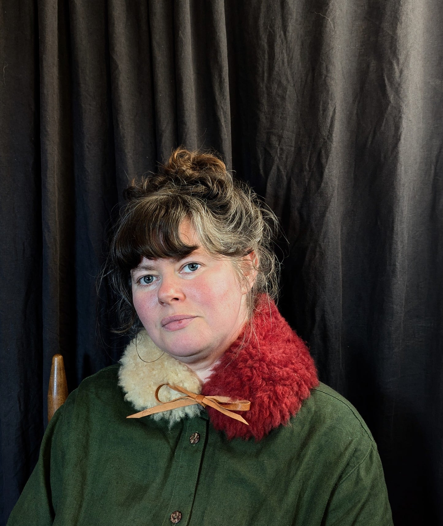 Small Madder dyed collar #11