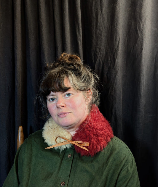 Small Madder dyed collar #11