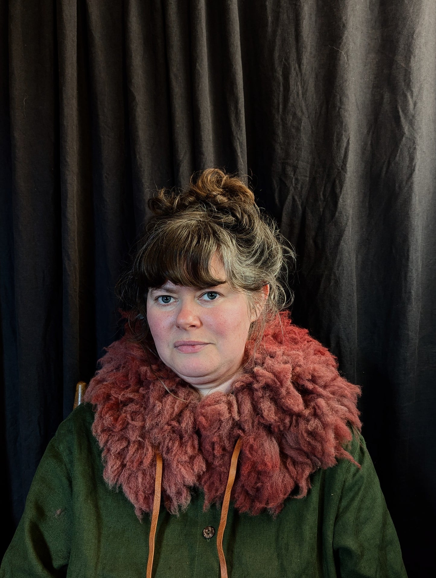 Large Madder dyed collar #7