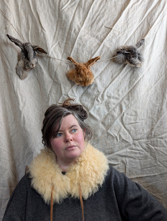 Large undyed collar #21