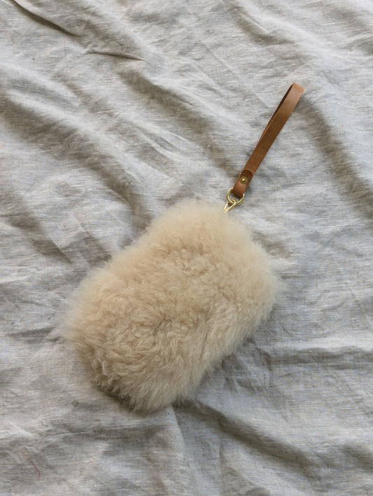 Sheepskin sardine bag #1
