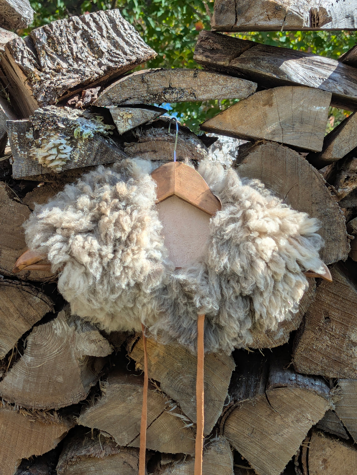 Large collars - grey speckles