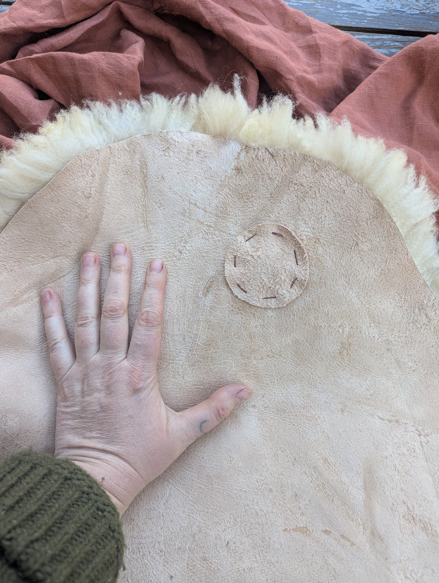 Sheepskin #3 - 25" x 39"