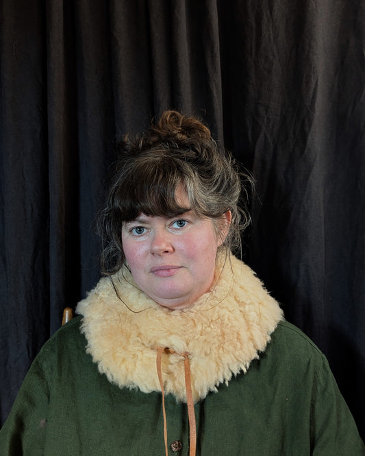 Large undyed collar #6