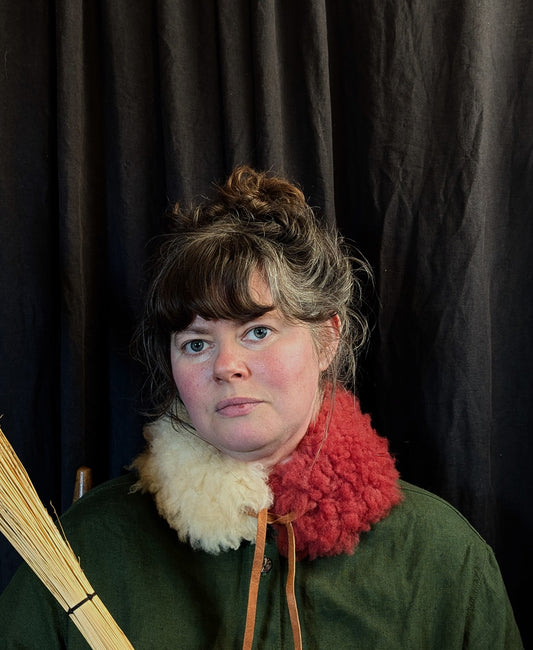 Small Madder dyed collar #10