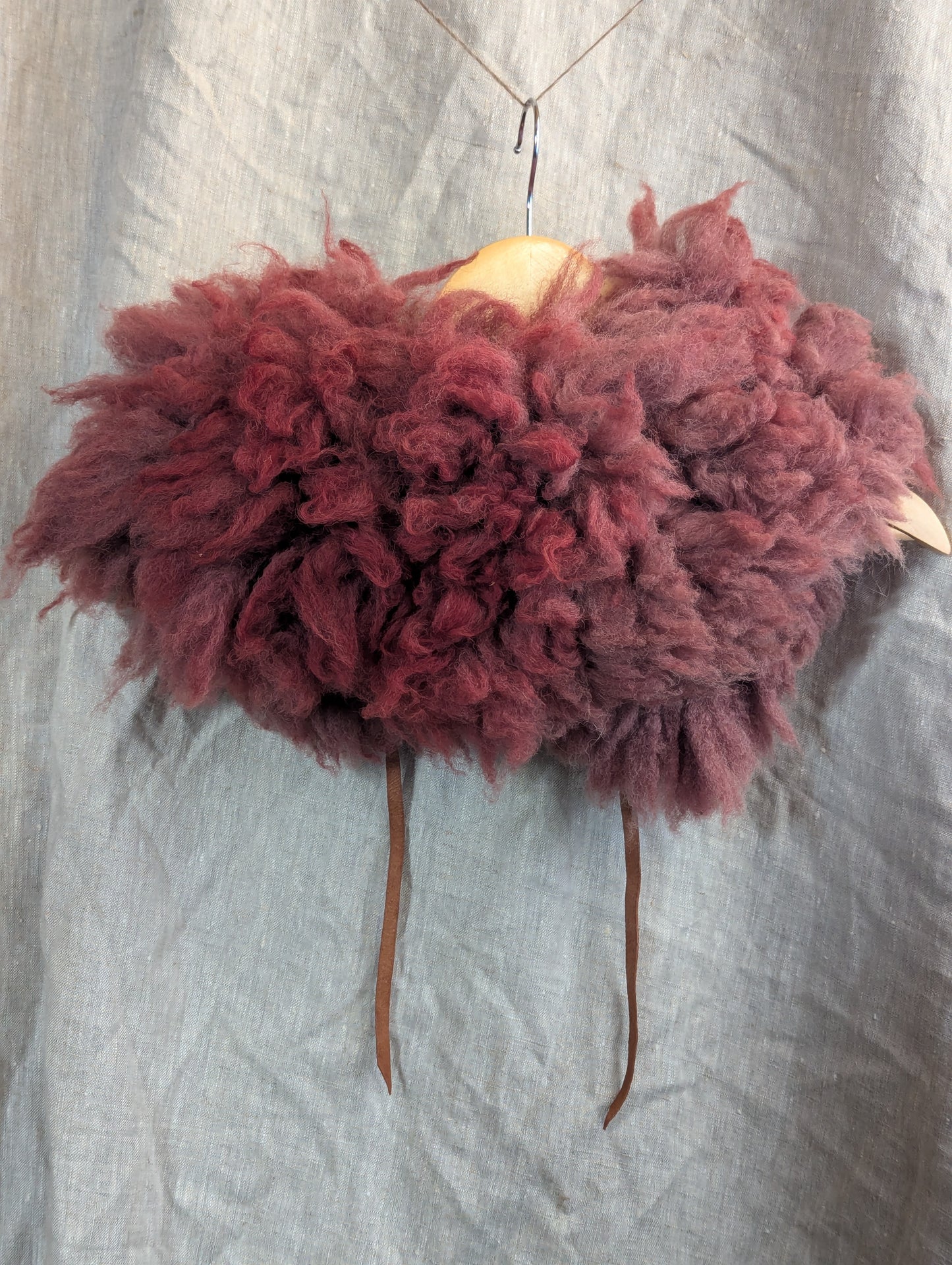 Large Madder dyed collar #7