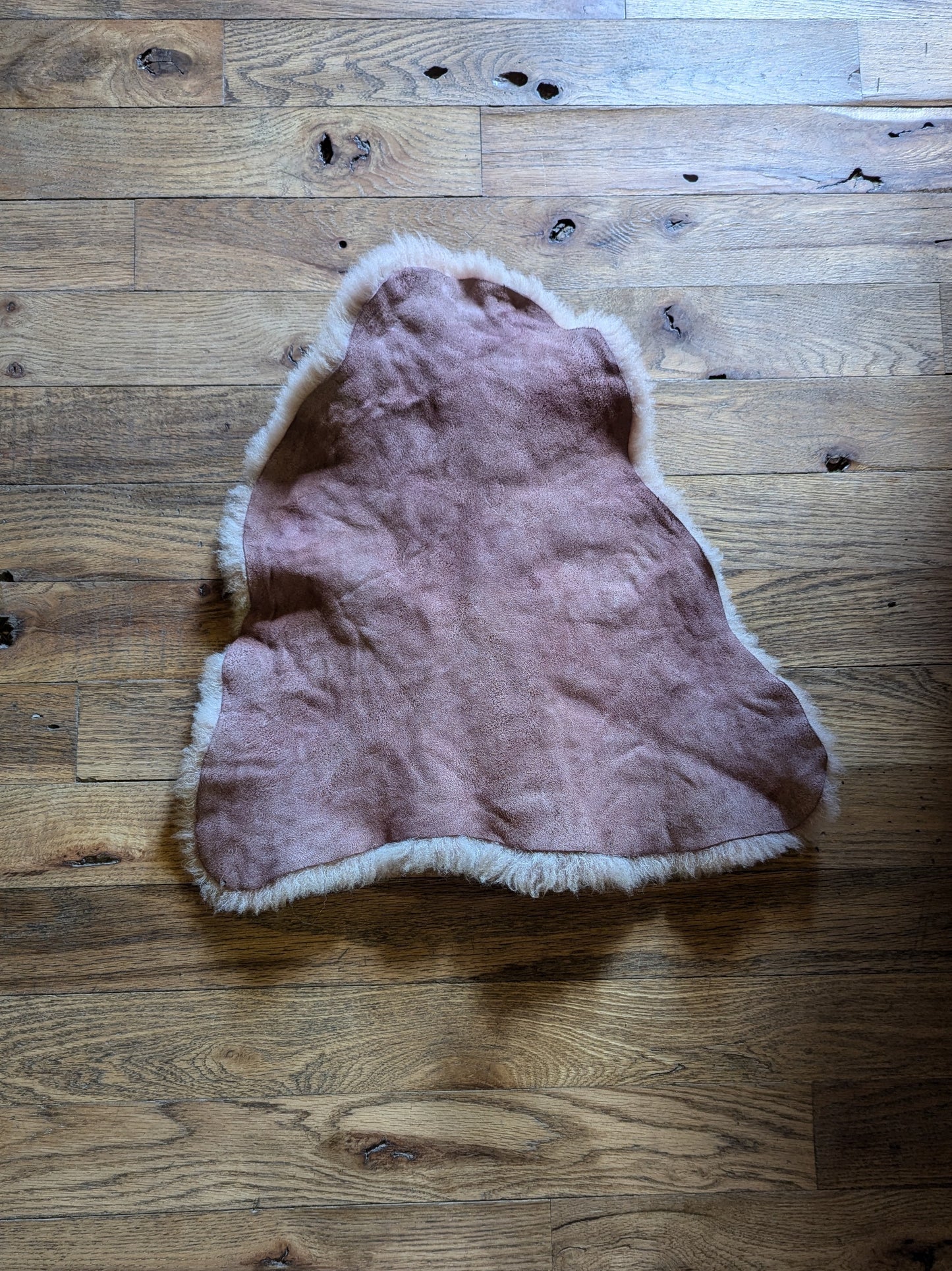 Sheepskin #5 - 15" x 18" madder
