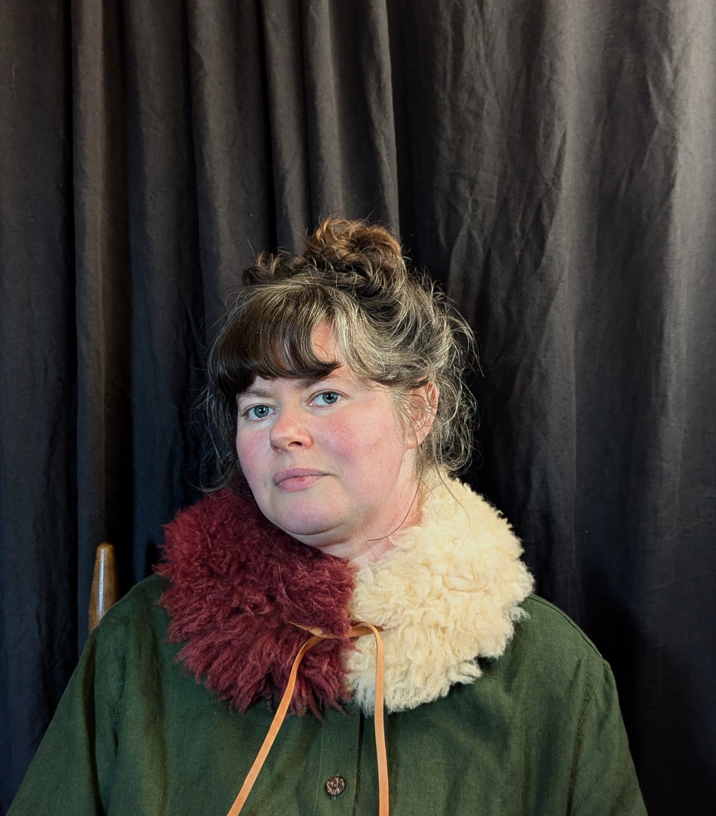 Large Madder dyed collar #12