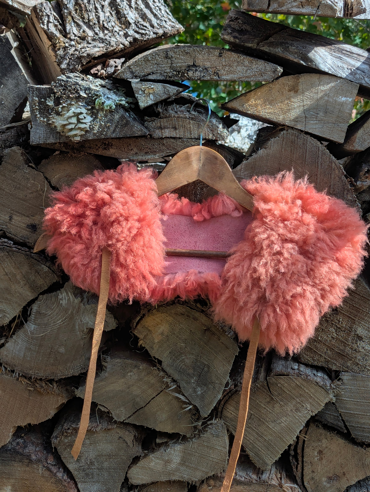 Large collar #5 - pink madder