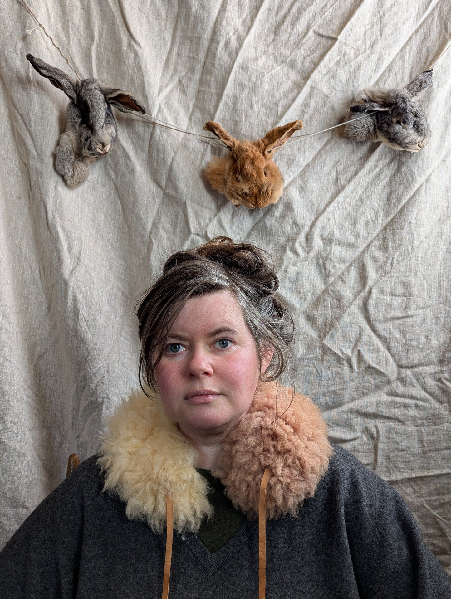 Small dyed collar #17