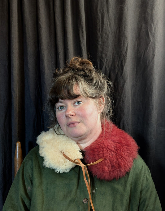 Large Madder dyed collar #8