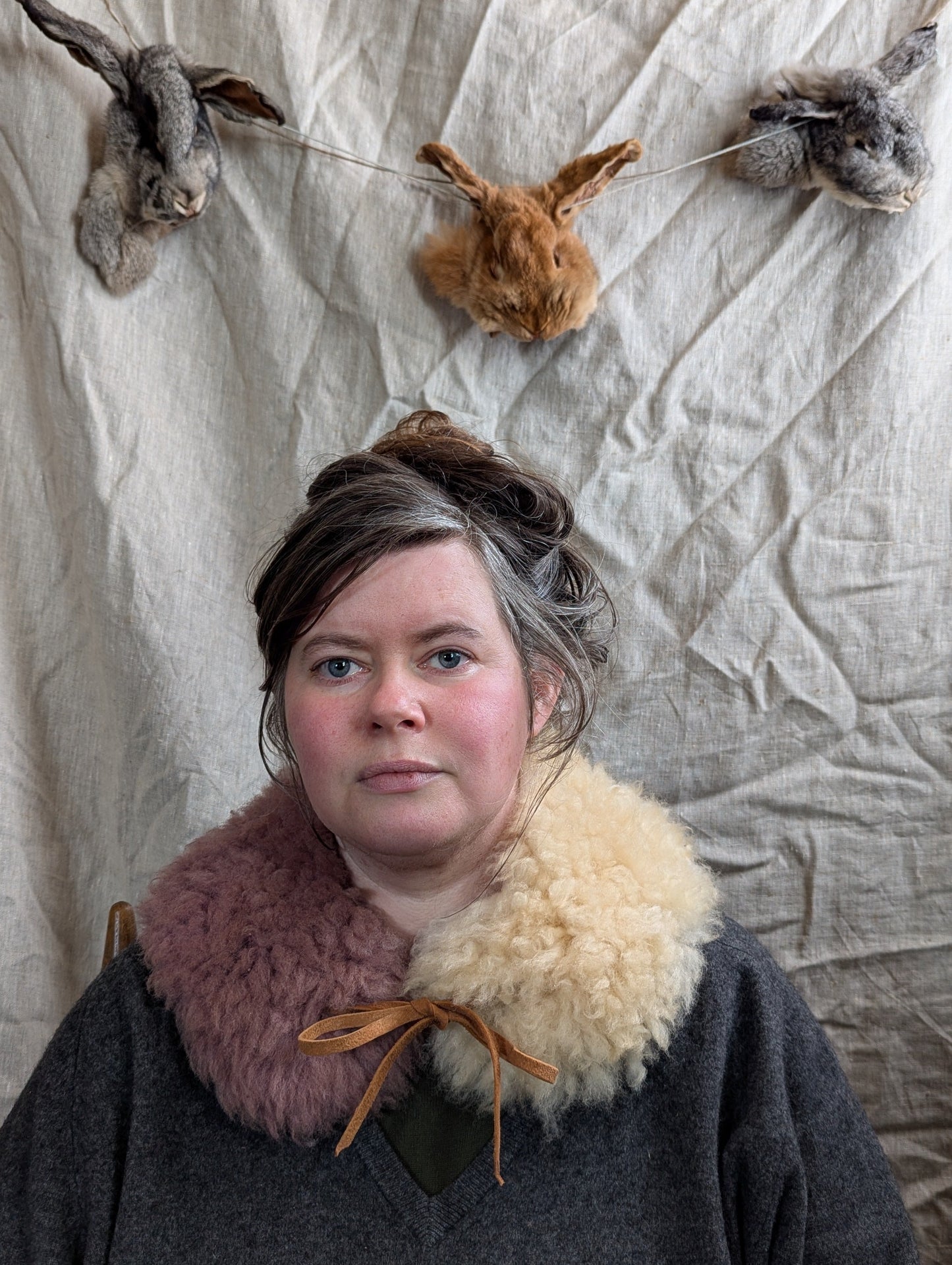 Large dyed collar #15