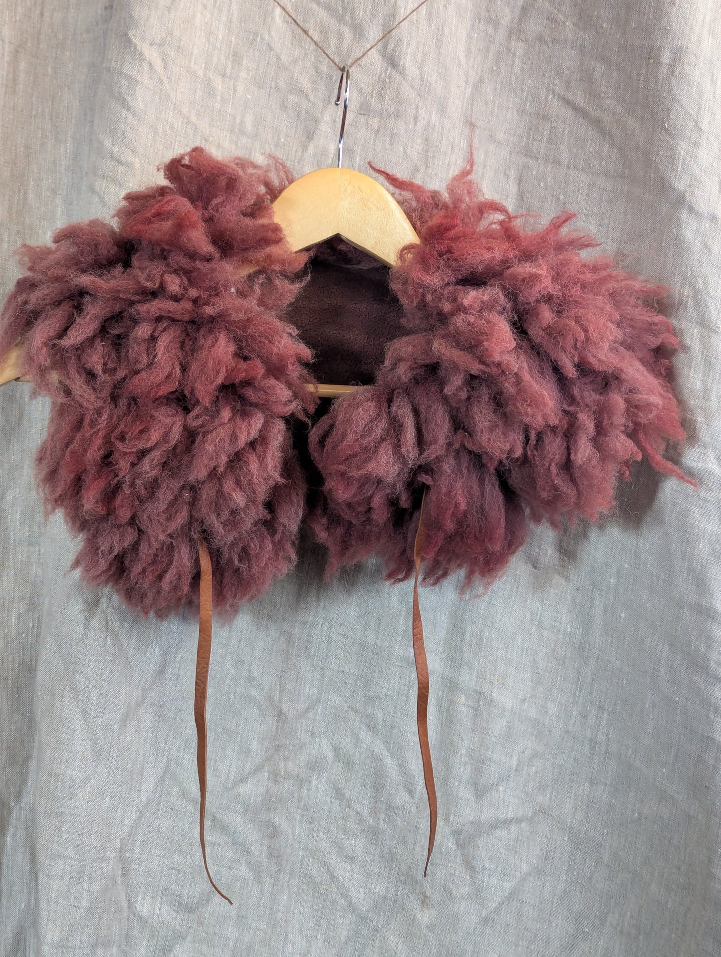 Large Madder dyed collar #7