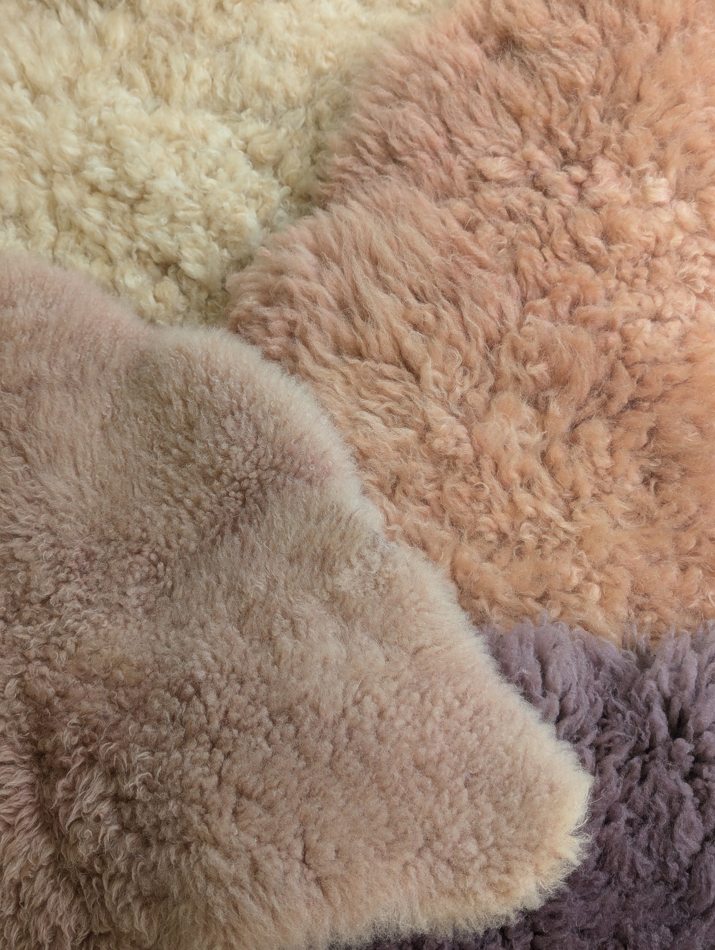 Sheepskin #5 - 15" x 18" madder