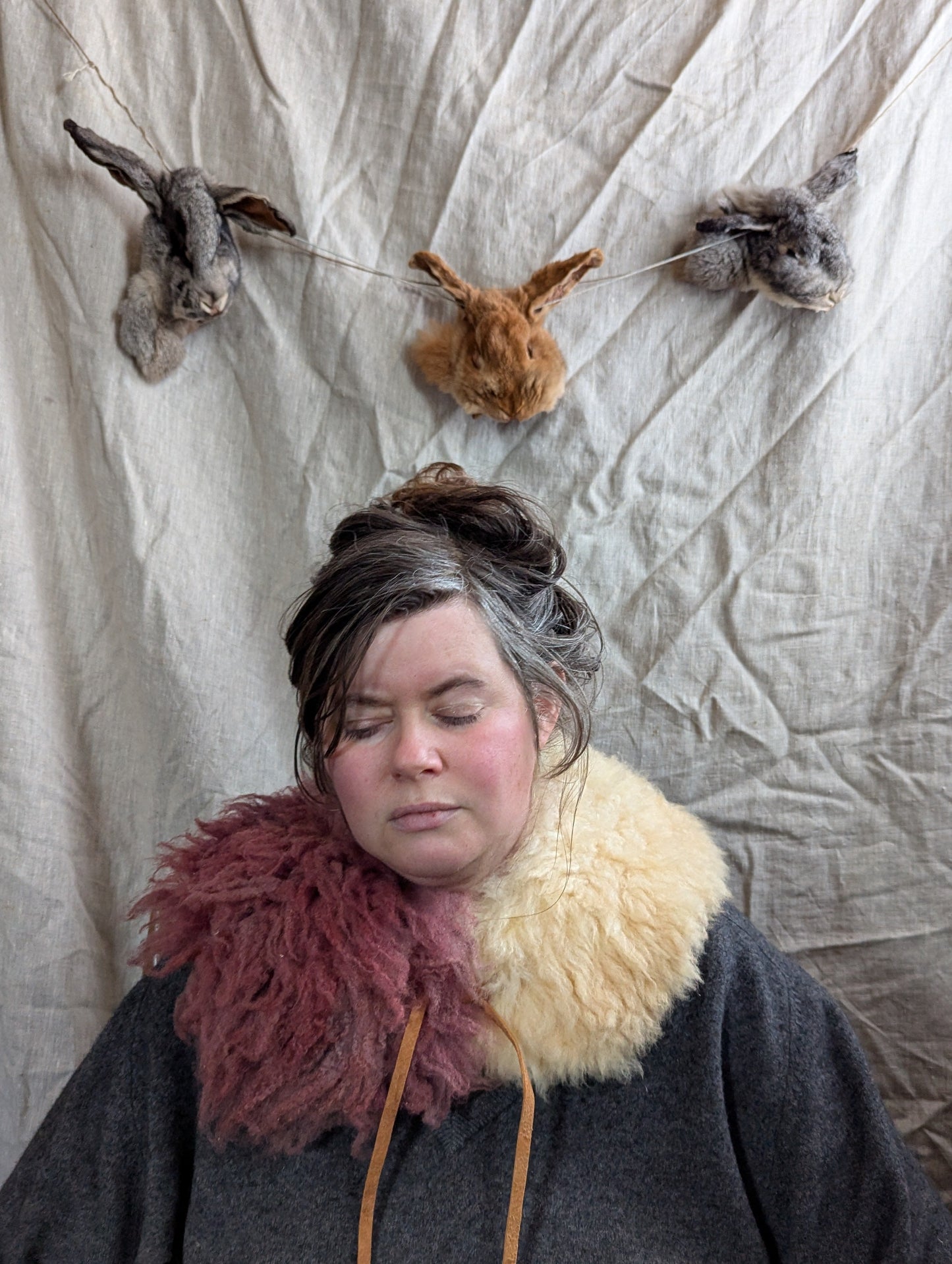 Large dyed collar #16