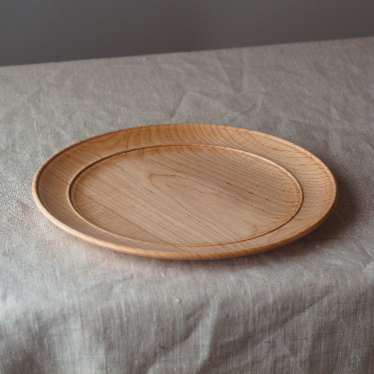 Maple Wood Dinner Plate - 9.75"